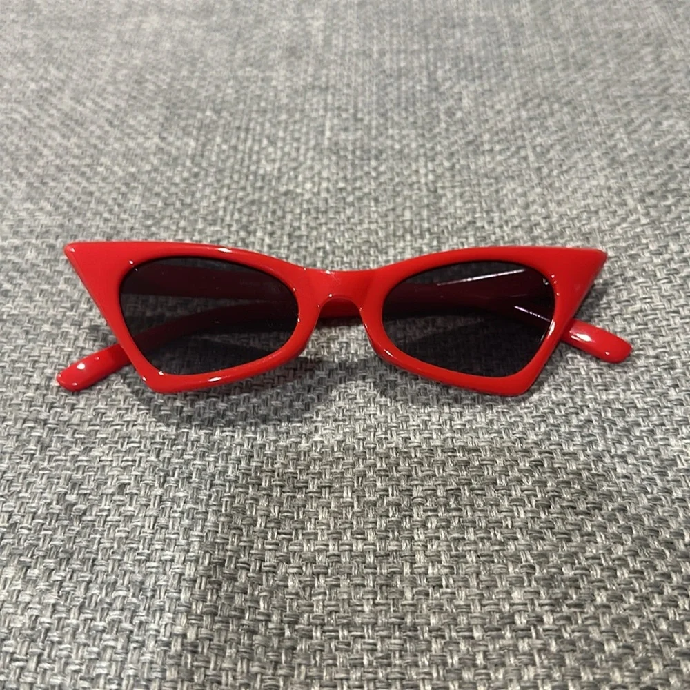 MOVING SALE Pointy Cat Eye Red Sunglasses